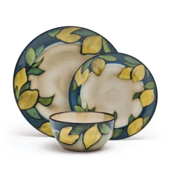 Pfaltzgraff® Painted Lemons 12 Piece Dinnerware Set, Service for 4- Dinnerware Service For 4