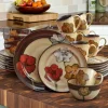 Pfaltzgraff® Painted Poppies 32 Piece Dinnerware Set, Service for 8- Dinnerware Service For 8