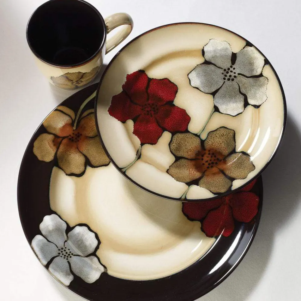 Pfaltzgraff® Painted Poppies 32 Piece Dinnerware Set, Service for 8- Dinnerware Service For 8