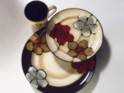 Pfaltzgraff® Painted Poppies 16 Piece Dinnerware Set, Service for 4- Dinnerware Service For 4