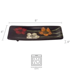Pfaltzgraff® Painted Poppies Rectangular Spoon Rest- Spoon Rests And Trivets