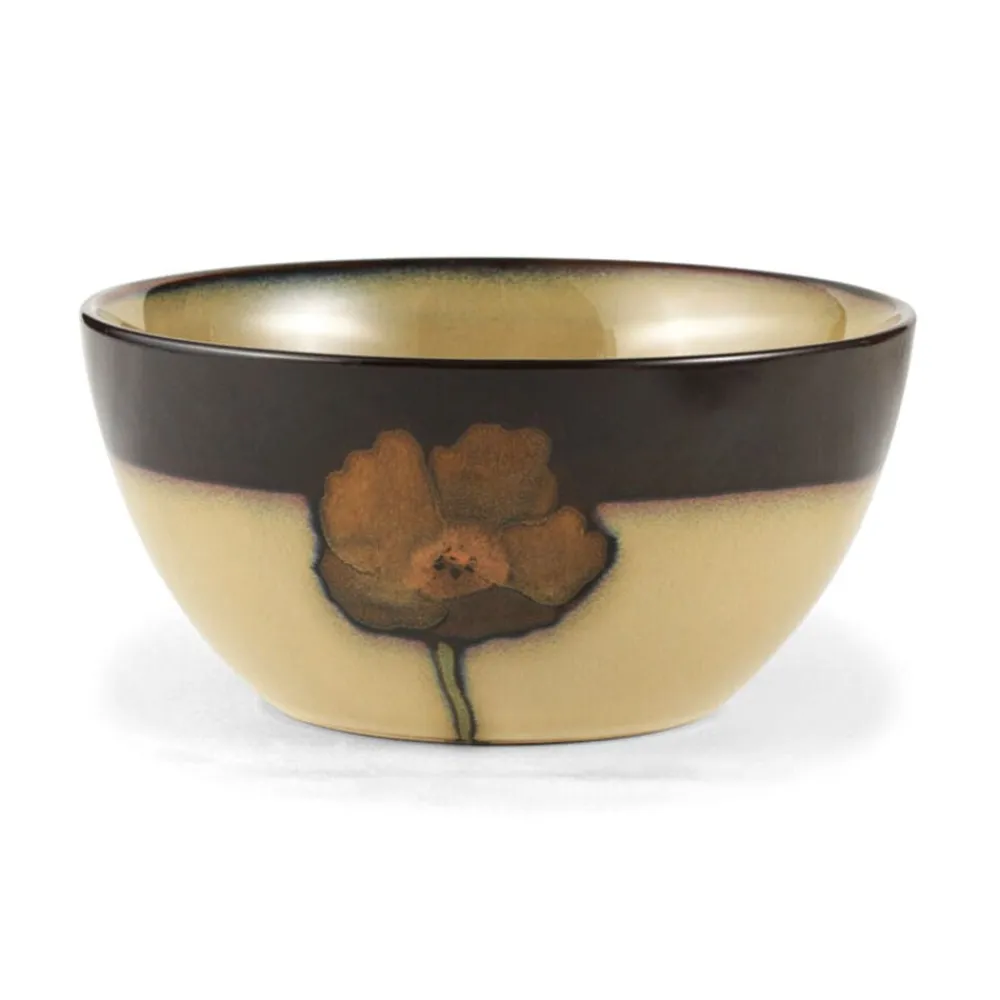 Pfaltzgraff® Painted Poppies Service for 8 with Serveware- Dinnerware Service For 8
