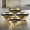 Pfaltzgraff® Painted Poppies Set of 4 Soup Cereal Bowls- Soup Cereal Bowls