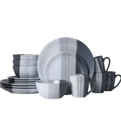 Pfaltzgraff® Parker Gray 16 Piece Dinnerware Set, Service for 4- Dinnerware Service For 4