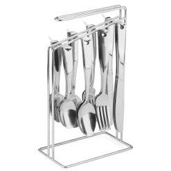 International® Piccadilly 24 Piece Flatware Set with Caddy, Service for 6- Flatware Caddies|Sets