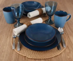 Pfaltzgraff® Pierce Blue 16 Piece Dinnerware Set, Service for 4- Dinnerware Service For 4