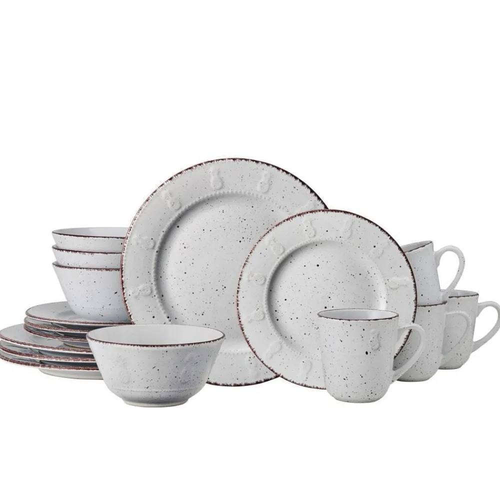 Pfaltzgraff® Pineapple 16 Piece Dinnerware Set, Service for 4- Dinnerware Service For 4