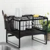 Gourmet Basics® Pisa 2 Tier Dish Rack- Fruit And Storage Baskets