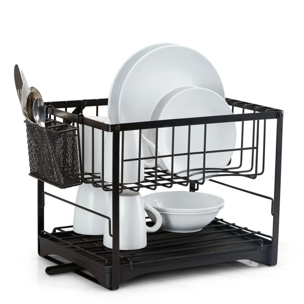 Gourmet Basics® Pisa 2 Tier Dish Rack- Fruit And Storage Baskets