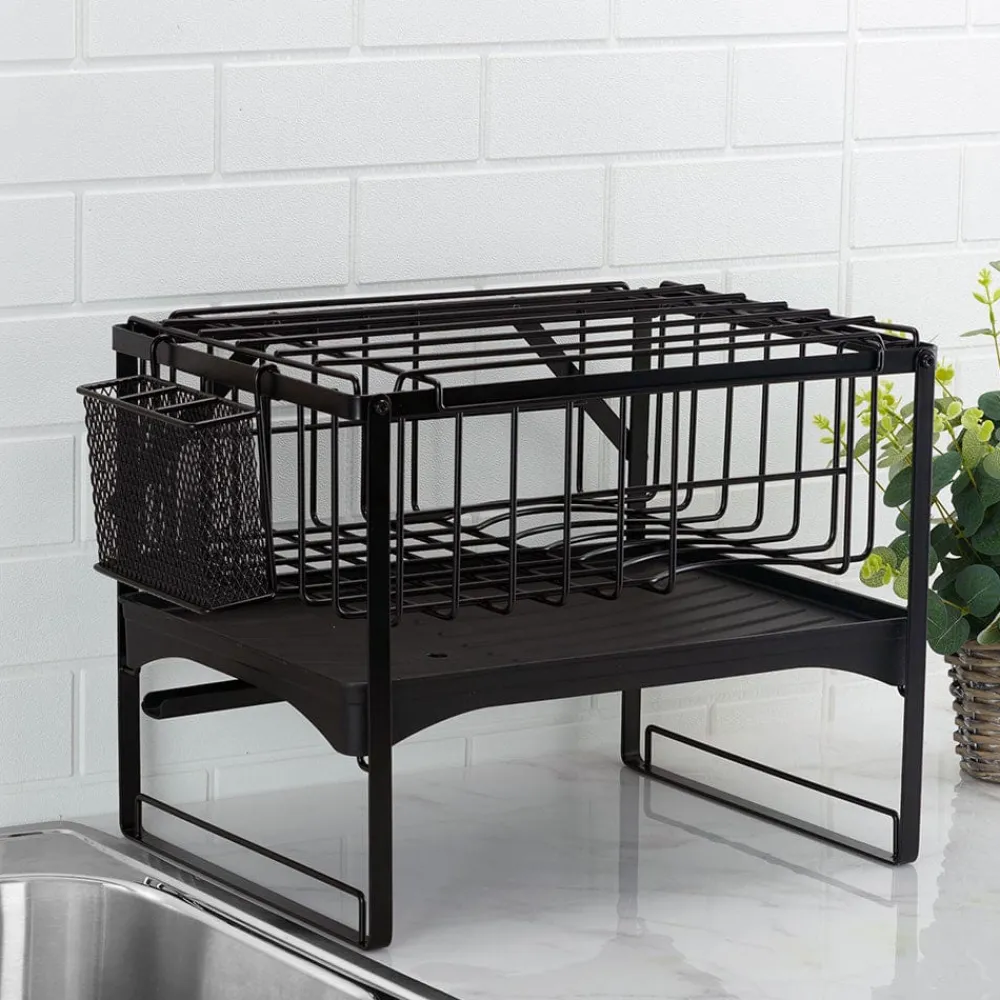 Gourmet Basics® Pisa 2 Tier Dish Rack- Fruit And Storage Baskets