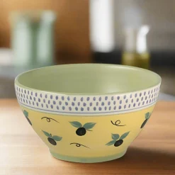 Pfaltzgraff® Pistoulet® Deep Soup Cereal Bowl with Blue Band- Soup Cereal Bowls