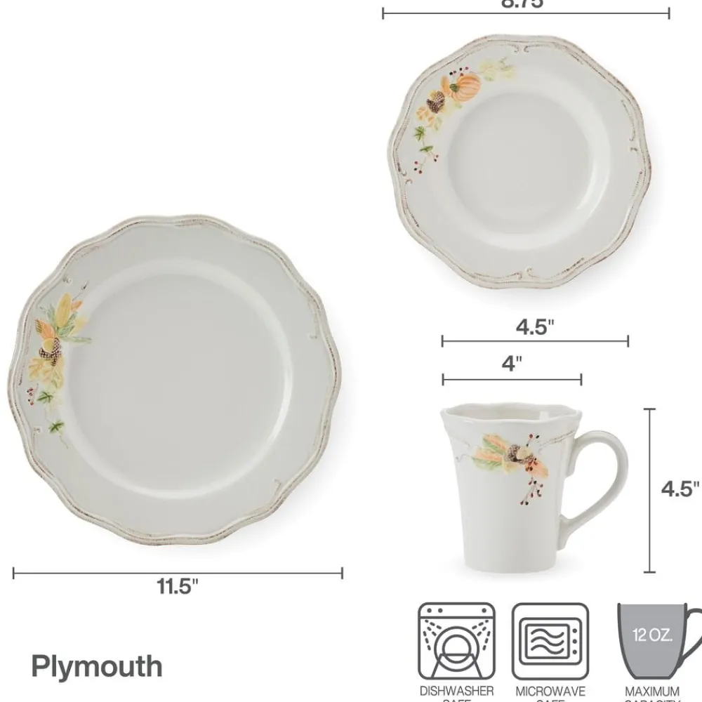 Pfaltzgraff® Plymouth Dinnerware Set- Dinnerware Service For 8