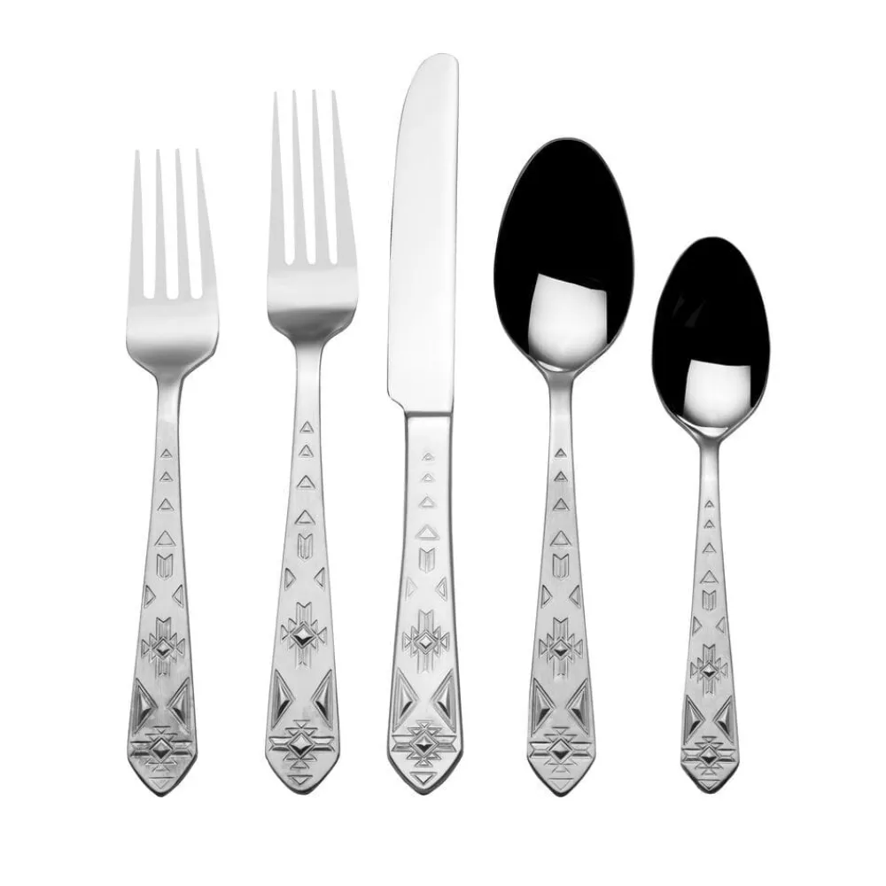 Towle® Everyday Pueblo 42 Piece Flatware Set, Service for 8- Sets
