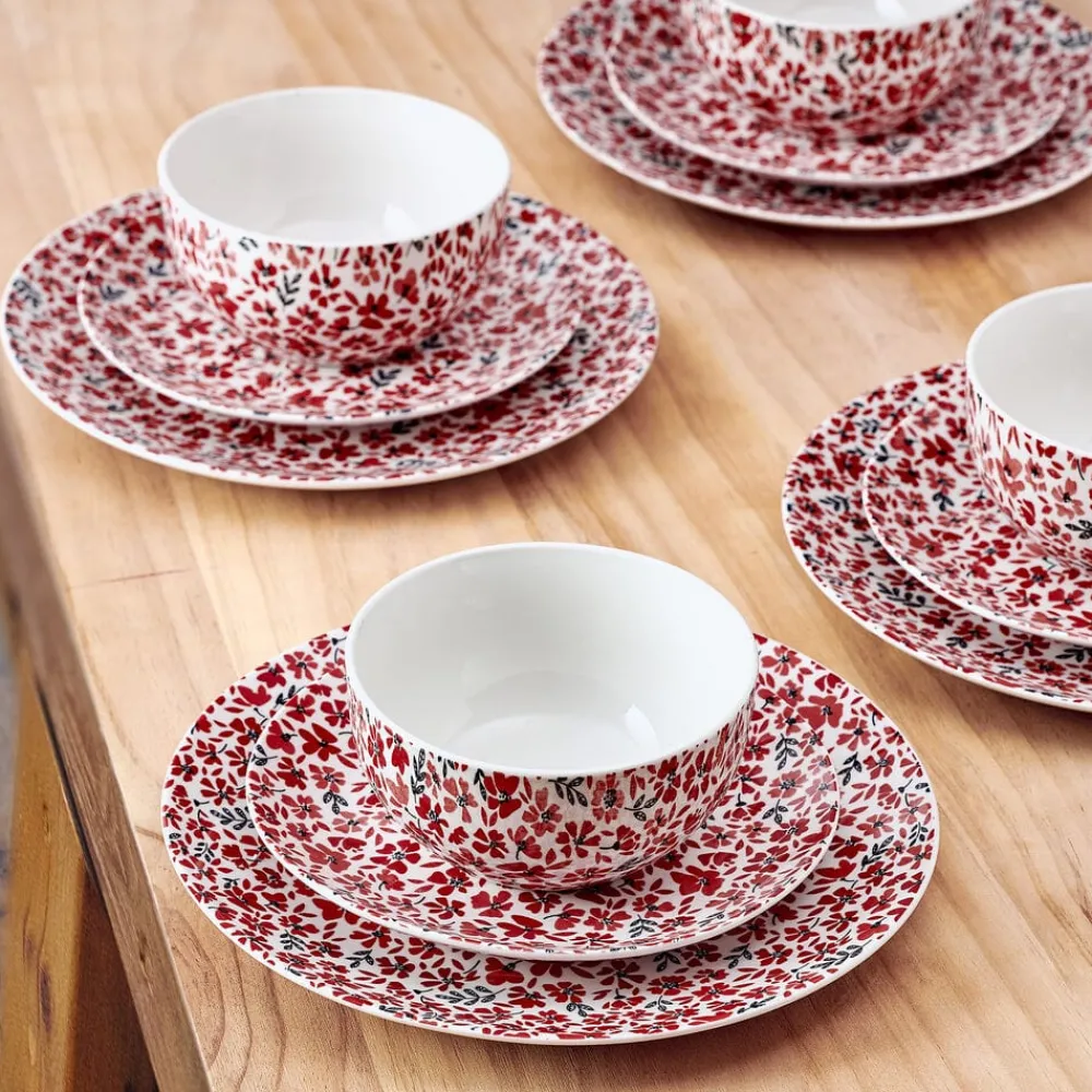 Pfaltzgraff® Radiant Blossom 12 Piece Dinnerware Set, Service for 4- Dinnerware Service For 4