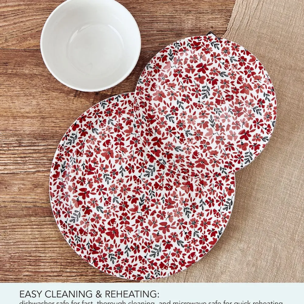 Pfaltzgraff® Radiant Blossom 12 Piece Dinnerware Set, Service for 4- Dinnerware Service For 4