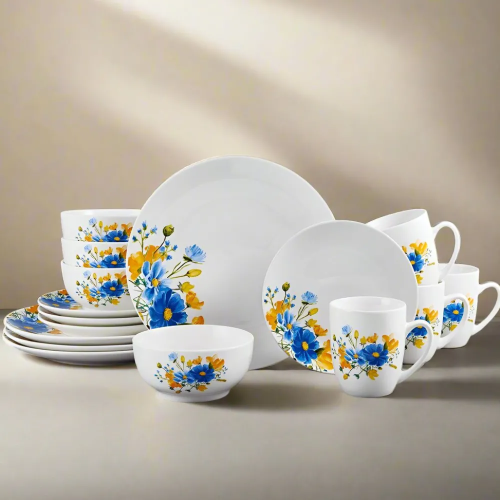 Studio Nova Rhea 16 Piece Dinnerware Set, Service for 4- Dinnerware Service For 4