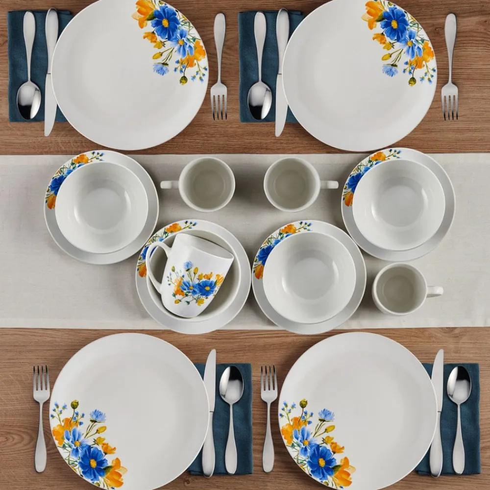 Studio Nova Rhea 16 Piece Dinnerware Set, Service for 4- Dinnerware Service For 4