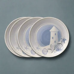 Pfaltzgraff® Rio Beach House Set of 4 Outdoor Melamine Salad Plates- Salad Plates