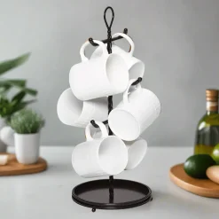 Pfaltzgraff® Rope Mug Tree- Fruit And Storage Baskets