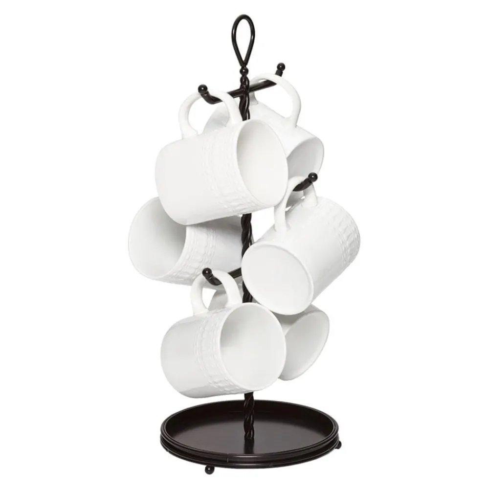 Pfaltzgraff® Rope Mug Tree- Fruit And Storage Baskets