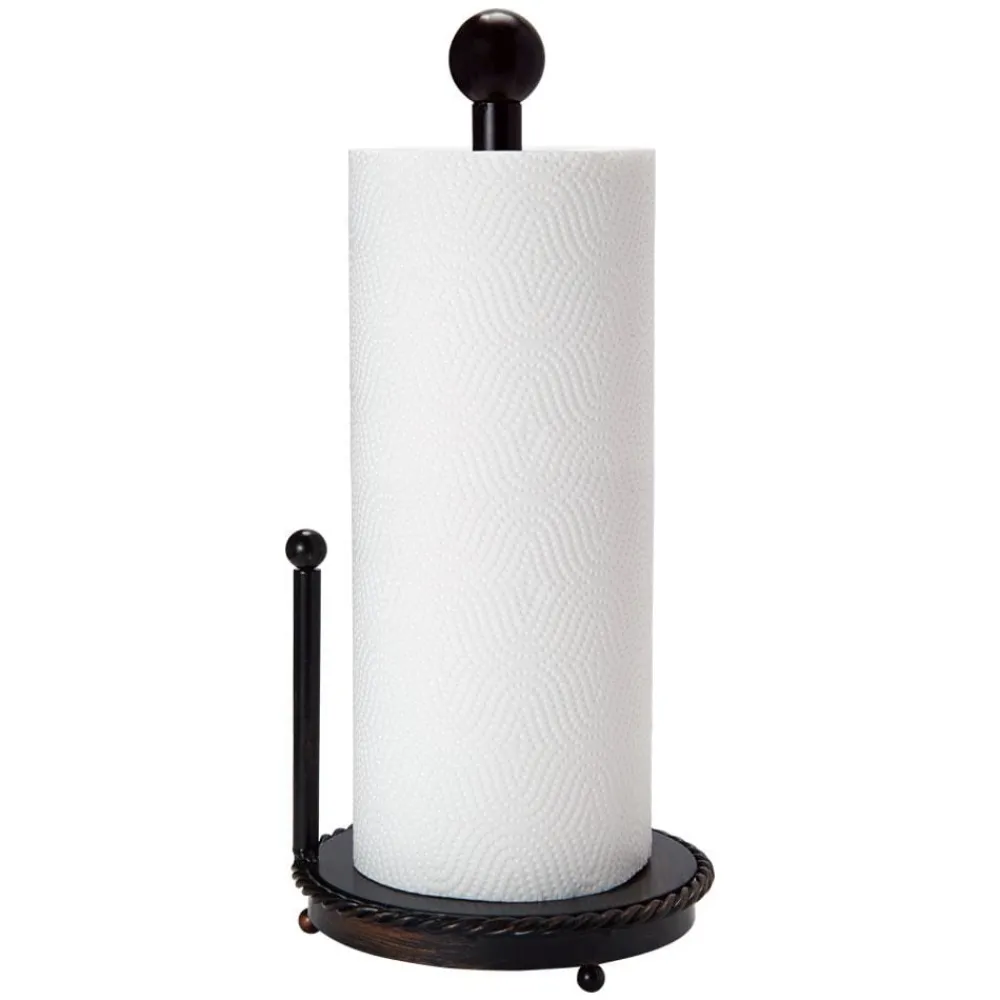 Gourmet Basics® Rope Paper Towel Holder- Fruit And Storage Baskets