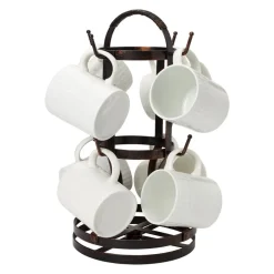 Gourmet Basics® Rotating Mug Tree- Fruit And Storage Baskets