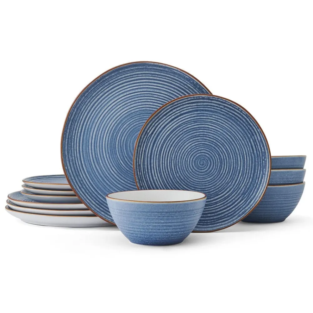 Pfaltzgraff® Rowan Blue 12 Piece Set, Service for 4- Dinnerware Service For 4