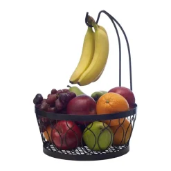 Pfaltzgraff® Rustic Farmstand Fruit Storage Basket with Banana Hook- Fruit And Storage Baskets