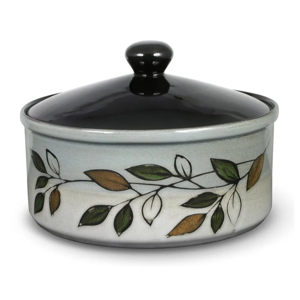 Pfaltzgraff® Rustic Leaves Covered Casserole- Serve Bowls|Bakeware