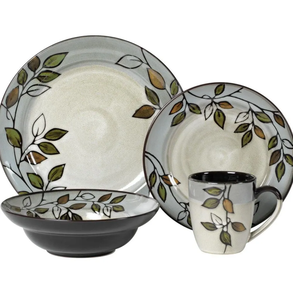 Pfaltzgraff® Rustic Leaves Dinnerware Set- Dinnerware Service For 8|Dinnerware Service For 4