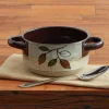 Pfaltzgraff® Rustic Leaves Double Handled Soup Bowl- Soup Cereal Bowls