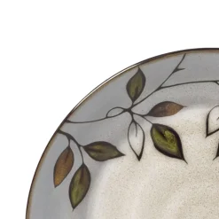 Pfaltzgraff® Rustic Leaves Service for 8 with Serveware- Dinnerware Service For 8