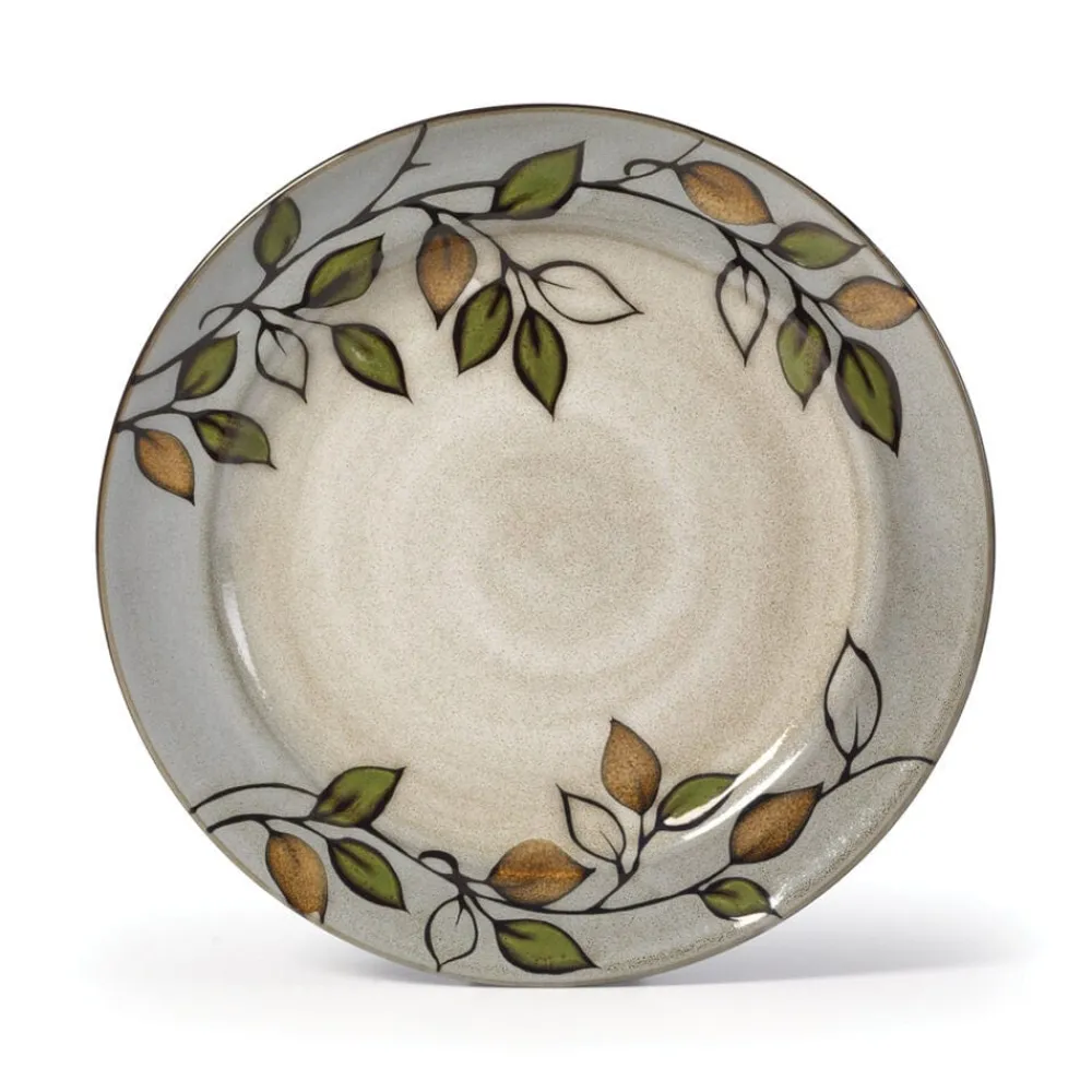 Pfaltzgraff® Rustic Leaves Service for 8 with Serveware- Dinnerware Service For 8