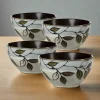Pfaltzgraff® Rustic Leaves Set of 4 Fruit Bowls- Fruit Bowls