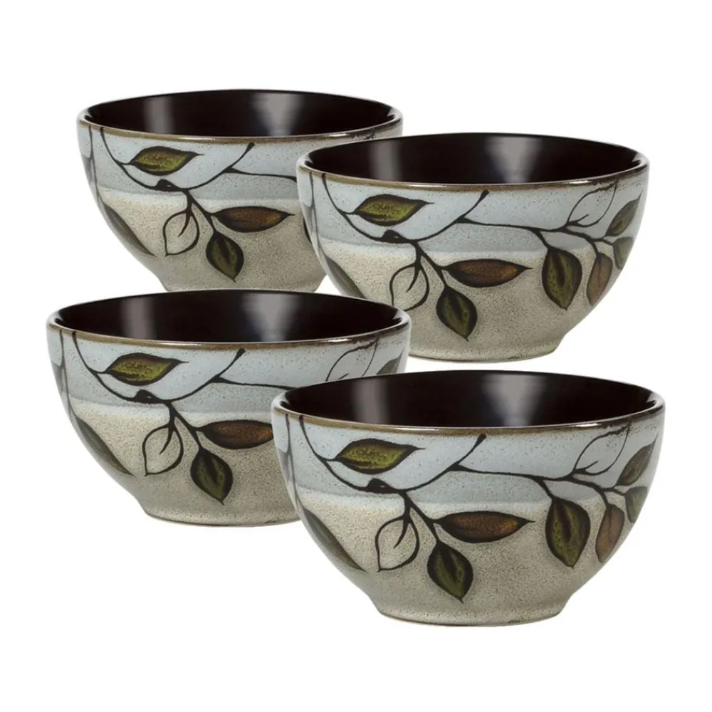 Pfaltzgraff® Rustic Leaves Set of 4 Fruit Bowls- Fruit Bowls