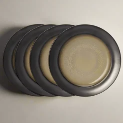 Gourmet Basics® Sandstone Set of 4 Dinner Plates- Dinner Plates