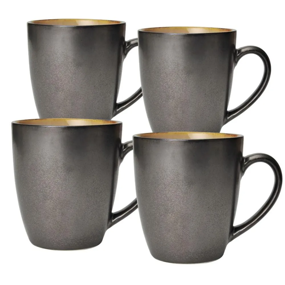 Gourmet Basics® Sandstone Set of 4 Mugs- Coffee Mugs