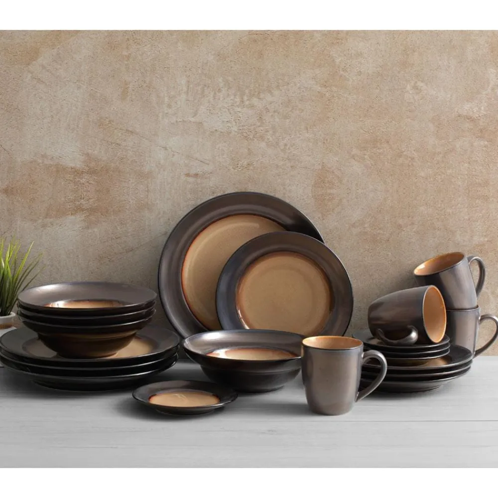 Gourmet Basics® Sandstone Set of 4 Mugs- Coffee Mugs