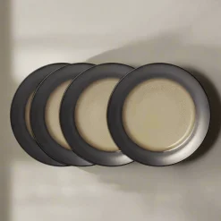 Gourmet Basics® Sandstone Set of 4 Salad Plates- Salad Plates