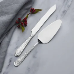 Towle® Everyday Santa 2 Piece Dessert Set- Cake Knives And Servers