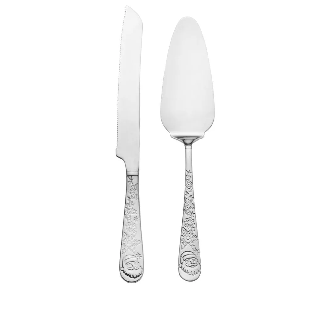 Towle® Everyday Santa 2 Piece Dessert Set- Cake Knives And Servers