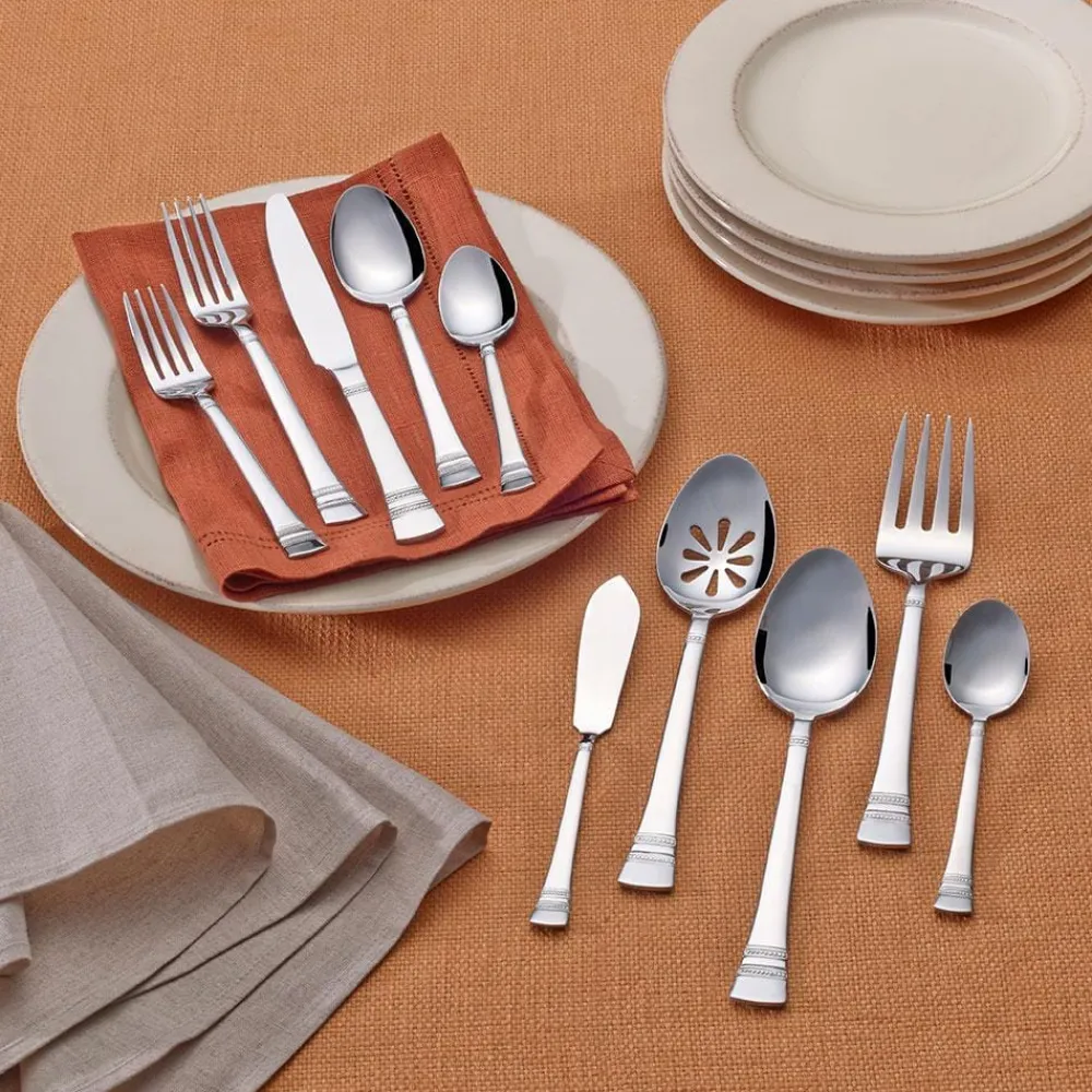 Pfaltzgraff® Sapphire Bay 53 Piece Flatware Set, Service for 8- Sets