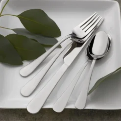 Gourmet Basics® Satin Symmetry 42 Piece Flatware Set, Service for 8- Sets