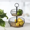 Gourmet Basics® Savannah 2 Tier Fruit Storage Basket- Fruit And Storage Baskets