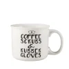 Pfaltzgraff® Sentiment Mugs Coffee Scrubs and Rubber Gloves Mug- Coffee Mugs