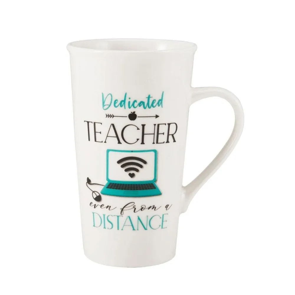 Pfaltzgraff® Sentiment Mugs Dedicated Teacher From Distance Latte Mug- Coffee Mugs