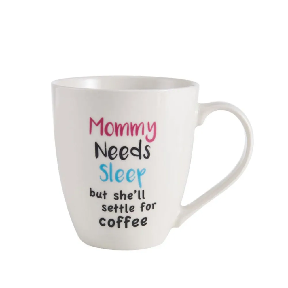 Pfaltzgraff® Sentiment Mugs Mommy Needs Sleep But Settle For Coffee Mug- Coffee Mugs