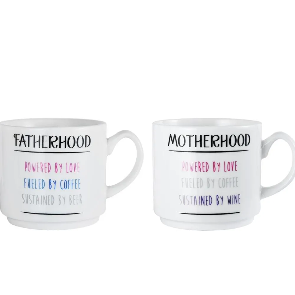Pfaltzgraff® Sentiment Mugs Motherhood and Fatherhood Mugs- Coffee Mugs
