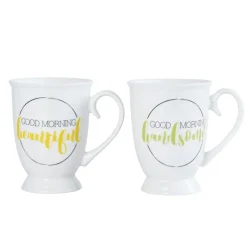 Pfaltzgraff® Sentiment Mugs Set of 2 Good Morning Mugs- Coffee Mugs