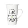 Pfaltzgraff® Sentiment Mugs The Best Dads Get Promoted To Grandpa Latte Mug- Coffee Mugs